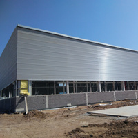 Structure en acier préfabriquée, hangar industriel, bâtiment métallique, fabrication sur mesure