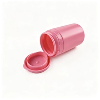 Bouteille en plastique HDPE avec bouchon à anneau de déchirement, vide, pour pilules, protéines en poudre et capsules, vente en gros, portable