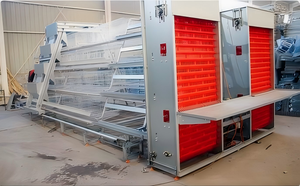 กรงเลี้ยงไก่<span class=keywords><strong>ไข่</strong></span>แบบให้อาหารอัตโนมัติ 3/4 ชั้น ชุบสังกะสีแบบร้อน รุ่น A Type 96/120/128/160 สำหรับใช้ในบ้าน - Product Image 5