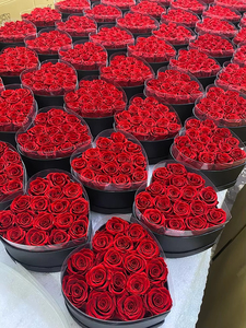 Vente flash - Cadeau <span class=keywords><strong>pour</strong></span> la fête des mères - Boîte de roses éternelles - Rosa Preservada - Boîte de roses préservées - Rose éternelle dans une boîte - Product Image 2