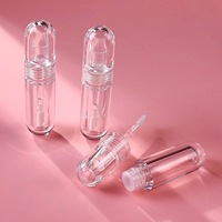 Conteneur d'huile à lèvres transparent miniature de 3 ml, tube vide pour gloss à lèvres, emballage pour marque cosmétique
