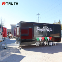 Food Truck Mobile et Personnalisable avec Certification CE, Cuisine Mobile et Remorque Alimentaire Carrée pour Café et Restauration