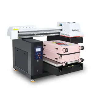 Rainbow Powerful Nano 7 Flatbed 5070UV printer for glass pvc acrylic mobile back cover printing machine with auto cleaning