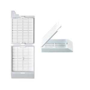 Casete de incrustación de tejido de plástico médico de histología de tapa desmontable de agujero cuadrado para laboratorio - Product Image 6