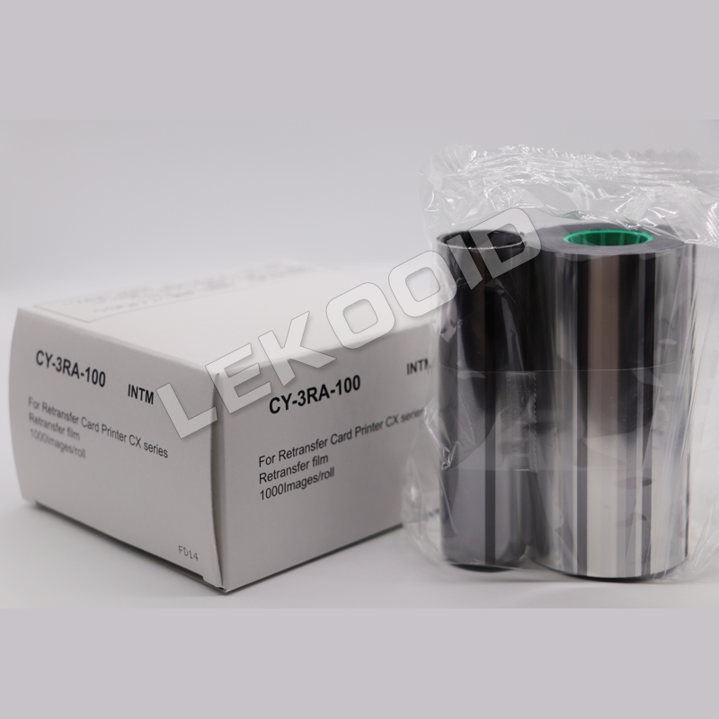 Original JVC Card Printer CY-340-100D YMCK Ribbon & CY-3RA