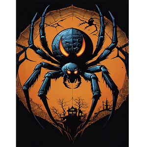 <span class=keywords><strong>Pintura</strong></span> de Diamantes de <span class=keywords><strong>Araña</strong></span> de Terror Pintada a Mano al por Mayor, Material de Resina, Decoración para Fiesta de <span class=keywords><strong>Halloween</strong></span>, 30-40cm, Dibujos Animados 5D DIY - Product Image 1