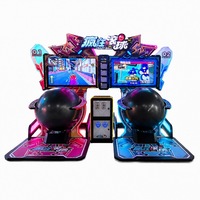 Machine d'arcade sportive à monnayeur pour deux joueurs, jeu de course de balle, pour parcs d'attractions, à partir de 6 ans