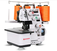 Machine à coudre surjeteuse domestique MYSEW 04D pour une finition des bords stable de 120 W dans les projets de couture DIY à domicile