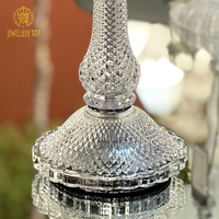 Lampe de table de luxe décorative traditionnelle baroque/rococo E14 en cristal, copie parfaite, taille personnalisée, pour palais européen