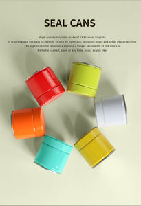 Contenitori in Latta Personalizzati all'Ingrosso per Alimenti 73*73mm, Piccoli Barattoli in Metallo a Chiusura Ermetica per Tè Matcha in Polvere, Tè e Caffè - Product Image 6