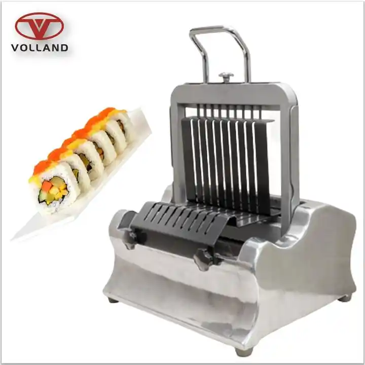 Commercial Sushi Roll Slicer Cutting Machine 17mm 20mm Manual Japan Rice  Sushi Roll Cutter Slicing Tool