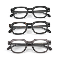Aochi Vente de gros Montures de lunettes rétro haute qualité faites à la main en acétate Lunettes faites à la main Montures de lunettes en acétate