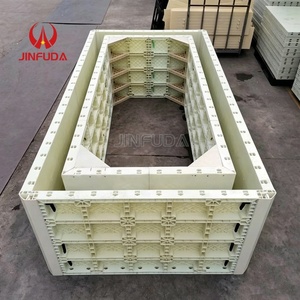 Coffrage en plastique JINFUDA pour la <span class=keywords><strong>construction</strong></span> professionnelle, avec plus de 100 cycles de réutilisation et des performances stables - Product Image 1