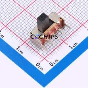 SK-12E12-G070 Slide Switch Bent Lead Through Hole-5P,12.9x6mm Switch Single Pole Single Throw Rectangle Pin Header PC Pin 12.9mm - Product Image 1