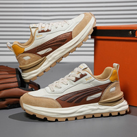 Nouvelle collection printemps : Baskets décontractées vertes pour hommes, design unique, logo personnalisé de haute qualité, semelle en caoutchouc