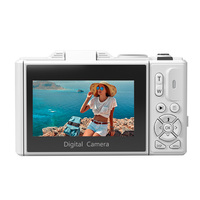 Dijital fotoğraf makinesi 3.0 "Flip ekran WIFI 18X dijital Zoom 4K Vintage Vlog Video kaydedici YouTube Webcam kameralar