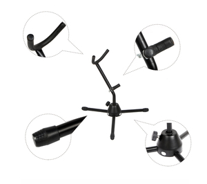 ขาตั้งแซกโซโฟนขาตั้งสามขาแบบพับได้และที่ใส่แซ็กโซโฟนระดับกลางคุณภาพสูง - Product Image 6