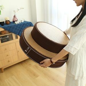 Coussin rond en rotin de style japonais Tatami, futon pour méditation, assise sur rebord de fenêtre, coussin épais pour genoux de Bouddha - Product Image 2