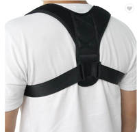 Correcteur de posture réglable Ollas Ceinture de soutien de la colonne vertébrale Attelle dorsale d'entraînement de travail pour le confort et la protection