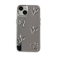 Coque TPU Protectrice Miroir Couple Femme Advanced Sense pour Apple iPhone 14/16 et iPhone 13 Plus Design Bracelet Amour Galvanisé Spécial