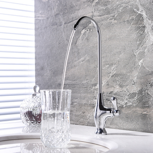 Rubinetto da <span class=keywords><strong>Cucina</strong></span> HIDEEP Moderno Monocomando Monoforo in Ottone con Finitura Cromata, Montaggio su Piano, <span class=keywords><strong>per</strong></span> Acqua Potabile - Product Image 1