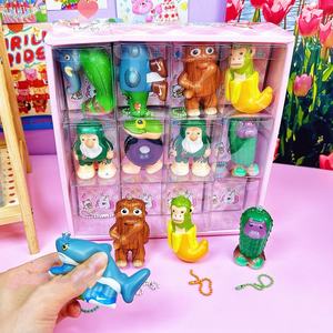 Juguetes blandos italianos Brainrot Tung Tung Tung Sahur, juguetes americanos de montaña y mar, juguetes de descompresión de rebote lento, llaveros de descompresión. - Product Image 3