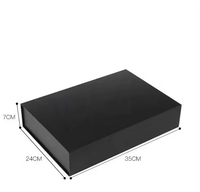 Boîte en carton en forme de livre, à succès, avec couvercle rabattable et éponge, pour emballage d'accessoires électroniques, cadeau, clé USB