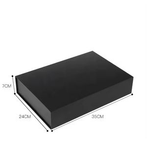 Caja de Cartón con Forma de Libro, con Tapa Abatible y Esponja, para Empaque de Accesorios Electrónicos, Regalo, Unidad Flash USB - Product Image 4