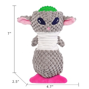 Cigolante increspatura senza imbottitura peluche giocattolo interattivo divertente alieno carino prendere masticare e giocare giocattolo - Product Image 6