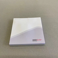 Bloc-notes adhésif personnalisable pour entreprise, imperméable, transparent, auto-adhésif, bloc-notes d'écriture, papeterie de bureau, bloc-notes adhésif
