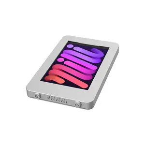 IPad mini 8.3 inç 6th için yeni küçük Tablet muhafaza alüminyum malzeme ve iki kilit ile kaplanmış toz
