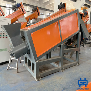 פסולת פלסטיק מחזור מכונת עבור PE PP HDPE פוליאתילן סרטי שקיות פלסטיק כביסה מחזור קו - Product Image 3