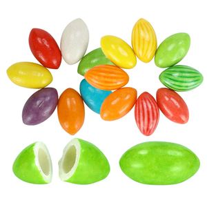 Fabricante de Chicle de Burbuja Olivary Hueco Colorido a Granel, Precio de Fábrica Halal - Product Image 3