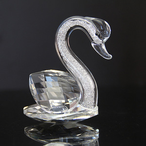 2025 bellissimo <span class=keywords><strong>cigno</strong></span> di cristallo <span class=keywords><strong>blu</strong></span>, souvenir regalo di nozze - Product Image 5