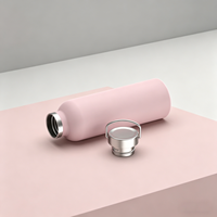 Bouteille d'eau en acier inoxydable de 750ml Bouteille à vide isolée non toxique avec logo personnalisé Bouteille de sport isolée pour la salle de sport
