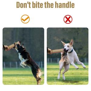 Giocattolo resistente per cani in iuta bastoncino di addestramento per morsi resistenti alle lacrime <span class=keywords><strong>K9</strong></span>/animali domestici giocattoli da masticare interattivi per animali domestici attrezzature per agilità all'ingrosso - Product Image 6