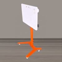 Station de travail mobile ergonomique moderne pliable sur mesure pour usine, bureau informatique à levage pneumatique, hauteur réglable