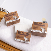 Savon Blanc 100% Pur et Naturel pour le Soin de la Peau au Lait de Chèvre