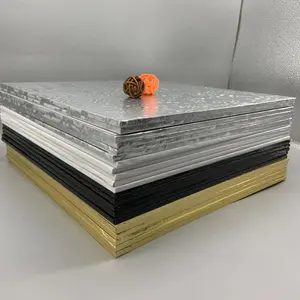 Plateau à gâteau carré en MDF (fibres de bois à densité moyenne) de qualité alimentaire, vente chaude en usine - Product Image 1
