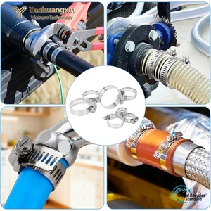 Yachuangxin Stainless Steel <b>Hose</b> <b>Clamps</b> Set Round Connector Plumbing Hardware Box Pack - Product Image 6