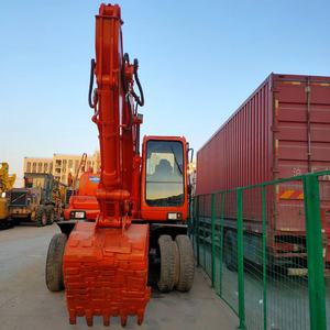 Excavadora de Ruedas Hidráulica Usada DOOSAN DH150W-7 de 15 Toneladas, Popular a Nivel Mundial, con Acoplador Rápido para Construcción de Carreteras - Product Image 4