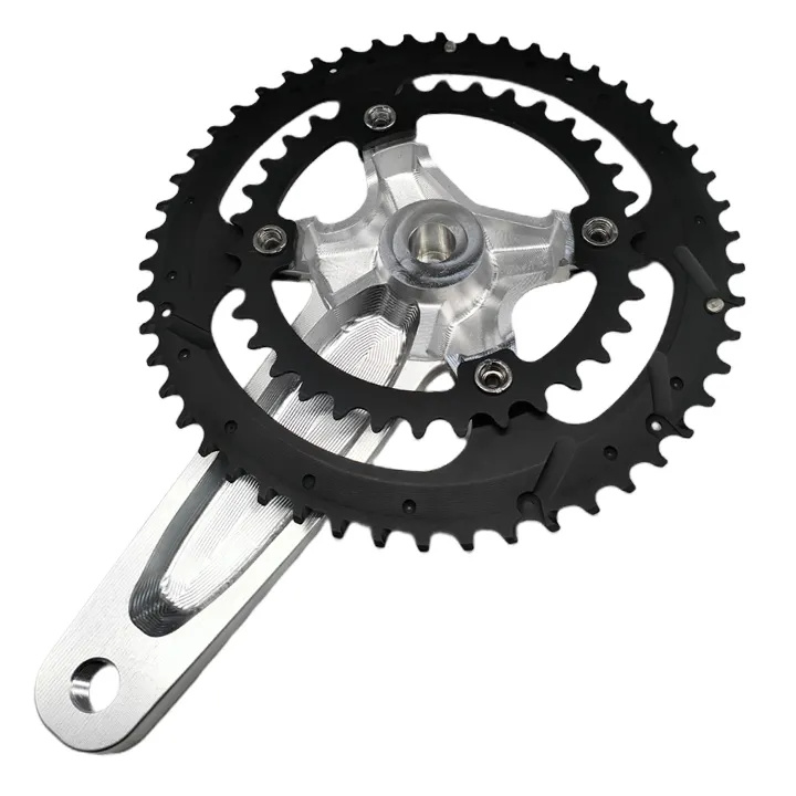 Engkol roda sepeda 170mm, komponen sepeda kecepatan 9-11 aluminium, roda rantai MTB