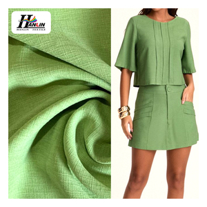 Thân Thiện Với Môi 2025 Phổ Biến Dệt Đồng Bằng Nhuộm Polyester Chất Liệu Vải Trông Giống Như Linen Hai <span class=keywords><strong>Tone</strong></span> Màu Sắc Cho Vải - Product Image 3