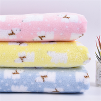 Druck Polyester Flanell Fleece Stoff geeignet für Decken Oeko-Tex zertifizierten Plüsch Stoff