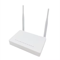 JUQU ONU ONT GPON F609 V3.0 Bekas Hemat Biaya, 4FE WiFi 300Mbps 2.4GHz 5dBi SC UPC Peralatan Fiber Optik FTTH Modem Rumah