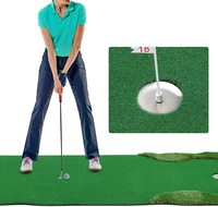 Tapis de golf à frapper pour l'entraînement en herbe artificielle de simulation résidentielle