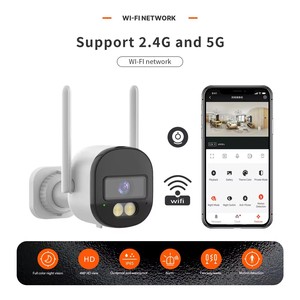 Tuya 3MP <span class=keywords><strong>Wifi</strong></span> máy ảnh cuộc sống thông minh rộng Góc Hai cách âm thanh <span class=keywords><strong>Bluetooth</strong></span> <span class=keywords><strong>Wifi</strong></span> P2P ngoài trời cctv <span class=keywords><strong>camera</strong></span> an ninh không dây - Product Image 5