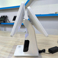 Dispositivo POS de Pantalla Doble Táctil de 15.6 Pulgadas con Código QR e Impresora