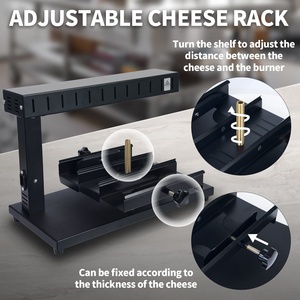 Nouvelle <span class=keywords><strong>Raclette</strong></span> Électrique Commerciale Automatique 750D pour <span class=keywords><strong>Demi</strong></span>-Rondelles de Fromage - Multifonctionnelle à Angle Réglable 750W - Product Image 4