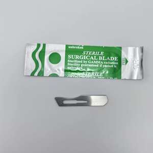 Wegwerp Dermaplane Mes 10r Chirurgische <span class=keywords><strong>Scalpel</strong></span> Gesteriliseerde Handmatige Stroombron Van Roestvrij Koolstofstaal - Product Image 2